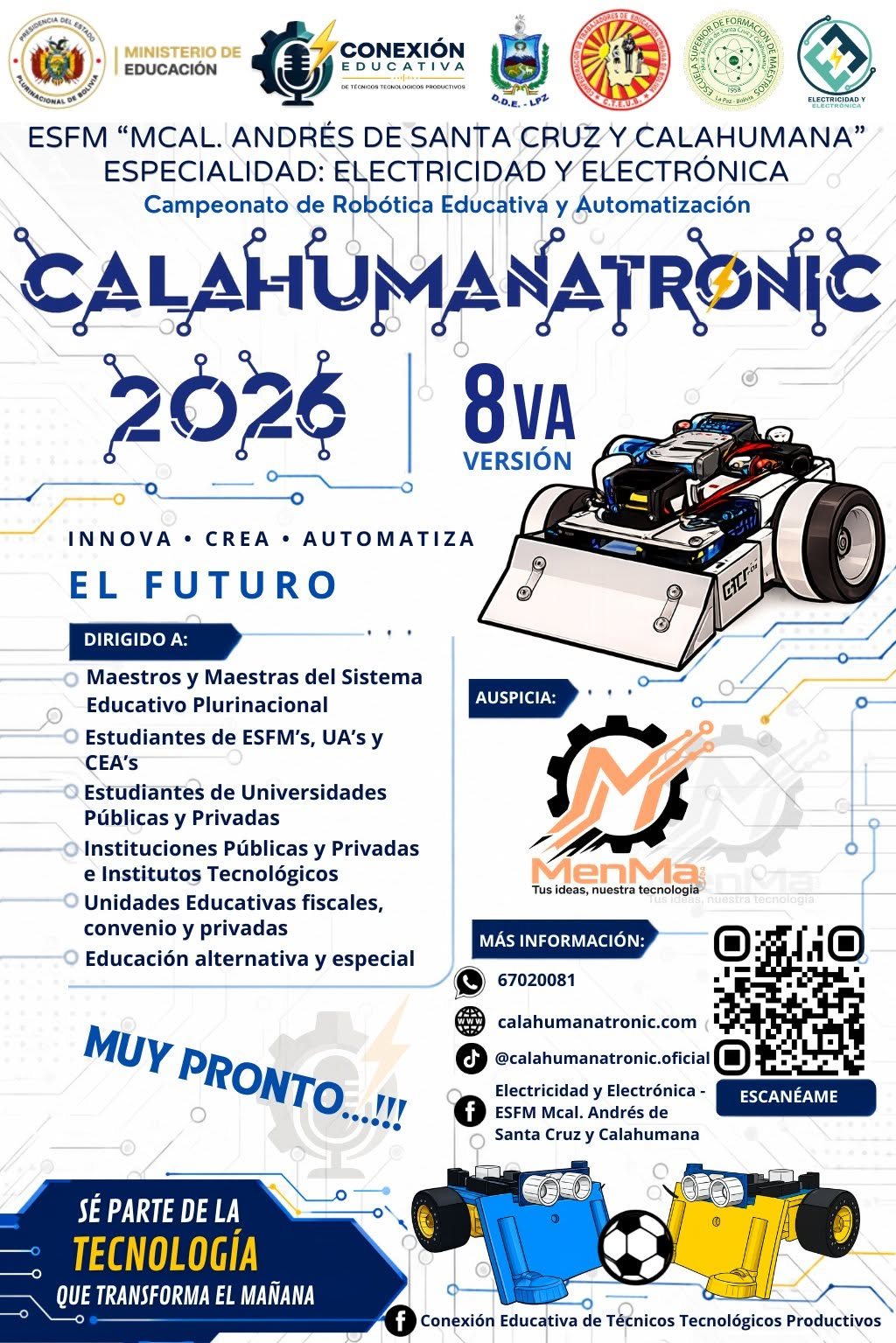 Captura de presentación en feria tecnológica