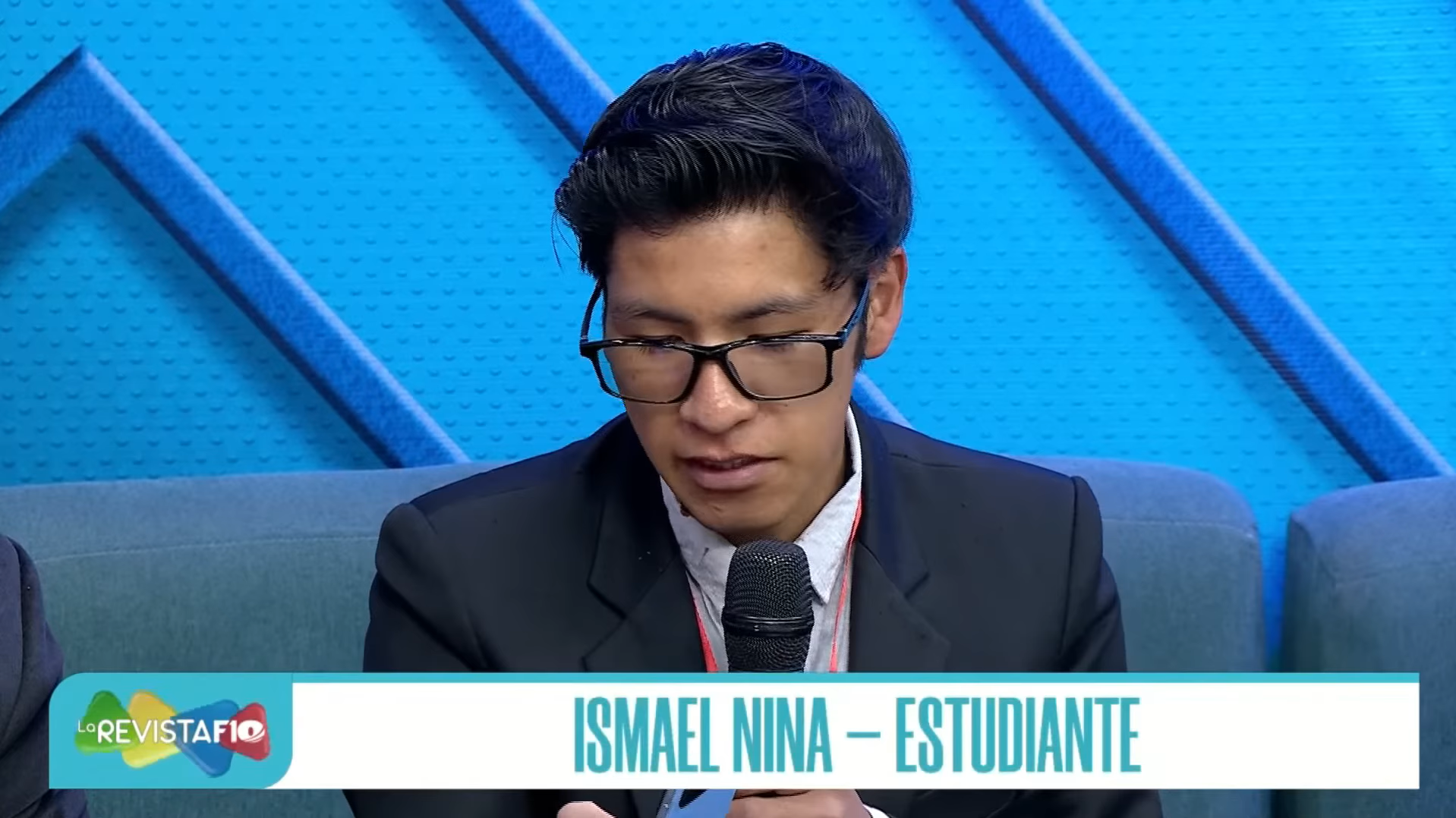 Captura de presentación en televisión